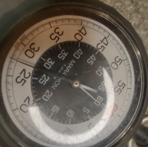 Marathon 7 jewels Swiss stopwatch military item - Picture 5 of 12